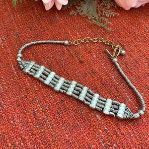 Vanessa Mooney x FP Silver Beading Choker